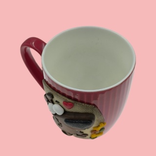 Kubek kolekcjonerski ręcznie zdobiony - Piesek